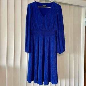 Kensie Royal Blue Long Sleeve Dress -Size 2